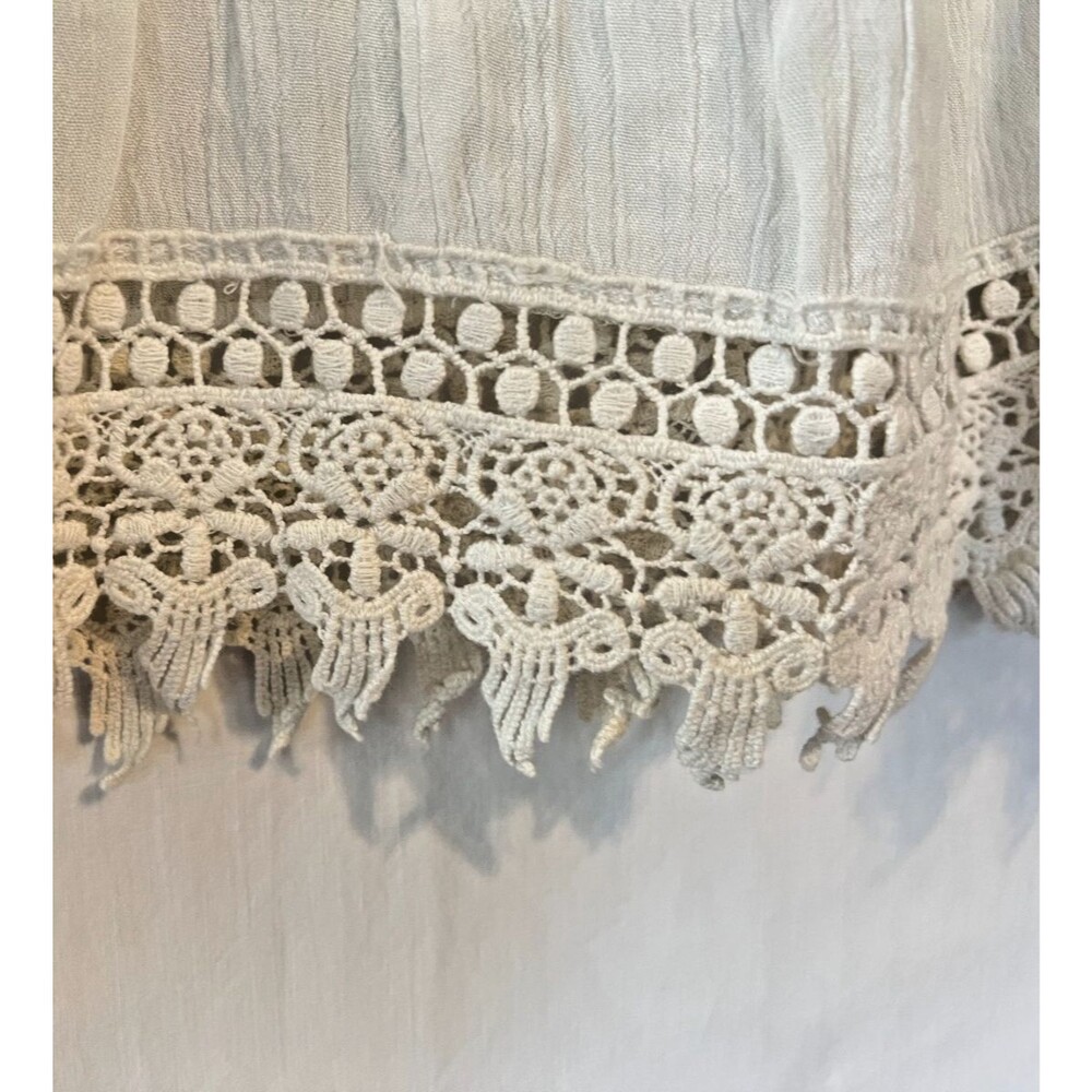 New Directions Women's  Crocheted Ivory Dressy Tank Size XL - Picture 8 of 8